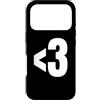 Mr. Goodvibez Custodia per iPhone 17 Pro Cuore amore v3