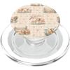 Cozy Countryside Farm Life Design Studio Longhorn - Recinzione per paesaggi estivi di campagna PopSockets PopGrip per MagSafe