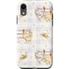 Cozy Countryside Farm Life Design Studio Custodia per iPhone XR Coppia di galline rustiche fattoria prato acquerello