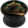 Classic 1930s Biker Engine Designs Art Deco Streamliner Moto Vintage Rider PopSockets PopGrip Adesivo