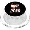 Retro Birthday Party Supply for Basketba Born To Hoop Since 2016, anno di nascita, tema basket, compleanno PopSockets PopGrip per MagSafe