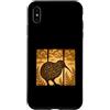 kiwi silhouette vintage panel ornate kiw Custodia per iPhone XS Max Pannello Vintage Kiwi Silhouette