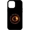 Europe Africa Total Solar Eclipse 2.8.20 Custodia per iPhone 12 Pro Max Total Solar Eclipse 2.8.2027 Spagna Marocco Egitto