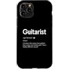 Guitarist Definition Gifts Custodia per iPhone 11 Pro Definizione Chitarrista Divertente Chitarra Collezionista Umorismo