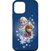 Disney Frozen Anna ed Elsa Sorelle e fiocchi di neve Custodia per iPhone 12 mini