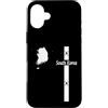 MASH MOSH Custodia per iPhone 16 Plus Corea del Sud Mappa, Corea Bandiera Colori Paese Contorno Viaggi