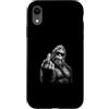 Rebellious Sasquatch Primate Humor Custodia per iPhone XR SasquatchBigfoot Medio Dito Ribelle Primate