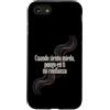 Inspiration Bible Quote Spanish Custodia per iPhone SE (2020) / 7/8 Quando ho paura di riporre la mia fiducia in te Salmo spagnolo 56:3