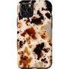 generic Custodia per iPhone 11 Pro Grafica astratta marrone tartaruga