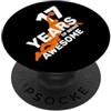 COOL BASKETBALL DESIGNS AND OUTFITS 17 ANNI DI BEING AWESOME BASKET 17. COMPLEANNO PopSockets PopGrip Adesivo