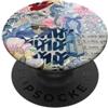 LeopardOcean Blue Paris Bow Gift Artsy G LeopardOcean Blue Paris Bow Gift Artsy Sorority PopSockets PopGrip Adesivo