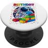 Toy Bricks Space Astronaut Builder Birth Mattoni giocattolo per il 7° compleanno dell'astronauta spaziale PopSockets PopGrip Adesivo