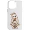 Whimsical Phantom Co. Custodia per iPhone 14 Pro Max Carino Fantasma Che Tiene Apple Halloween Autun