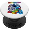 Toy Bricks Space Astronaut Builder Birth Mattoncini giocattolo per il 9° compleanno dell'astronauta spaziale PopSockets PopGrip Adesivo