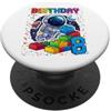 Toy Bricks Space Astronaut Builder Birth Mattoni giocattolo per ottavo compleanno astronauta spaziale Master Builder PopSockets PopGrip Adesivo