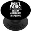 Quality & Inspection T-Shirts & Gifts Ispettore di garanzia della qualità PopSockets PopGrip Adesivo