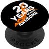 COOL BASKETBALL DESIGNS AND OUTFITS 20 ANNI DI BEING AWESOME BASKET 20. COMPLEANNO PopSockets PopGrip Adesivo