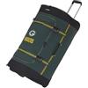 travelite NFL Borsa da Viaggio con Ruote Green Bay Packers, borsa da viaggio grande con ruote, manico telescopico e scomparto laterale separato, 79 x 36 x 39 cm, 112 L, 2,9 kg