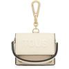 TOUS Portachiavi mini tracolla beige Audree