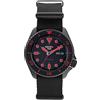 Seiko 5 Sports Street Orologio Analogico Automatico Uomo con Cinturino in Tessuto SRPD83K1, Nero, 3K1