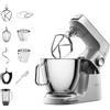 Kenwood Titanium Chef Baker XL - Impastatrice planetaria, 4 ganci e fruste inox, 1200W, 7L, Silver (KVL85.124SI ) GARANZIA ITALIA