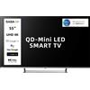 SABA SA55M91GTV SMART TV QD-MiniLED 55 ULTRA HD 4K, GOOGLE TV 5.0, Dolby Vision/Atmos, Triplo tuner DVBT2/C/S2 HEVC MAIN10, Certificato TivuSAT, Piedistallo centrale GARANZIA ITALIA