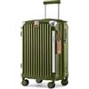 Joyway Valigia Trolley guscio rigido ABS 4 ruote, serratura TSA, Verde