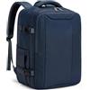 Xkdoai Zaino 45x36x20 per Easyjet Zaino da Viaggio Aereo Bagaglio a Mano | Antifurto, Resistente all'acqua, Scomparto PC 15.6, Schiena Traspirante, Tasca per Bottiglie, Cinturino al Petto
