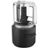 KitchenAid Tritatutto senza fili - Go Cordless - 1,18L - 2 velocità e pulse - Lama inox e frusta - Compatto e versatile - 25 minuti di utilizzo - Nero - Senza batteria