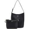GUESS borsa a tracolla borsa per utensili Meridian II Bucket Bag Black nero