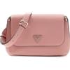GUESS borsa a tracolla Meridian II Flap Crossbody Bag Coral Pink corallo
