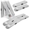 VOUNOT® Rampa Pieghevole, Rampe di Carico 400 kg Max, Rampa Pieghevole per Moto e Rampa di Accesso Resistente e Conveniente. Dimensioni 186 x 23 x 4,5 cm