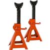 maryse Coppia Cavalletti Auto 3 Tonnellate - Supporti Regolabili in Acciaio Rinforzato con Blocco di Sicurezza - Altezza 285-425 mm - Ideali per Auto, SUV e Furgoni