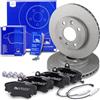 Generico ATE Set di freni asse anteriore incl. dischi freno anteriori ¯ 238 mm ventilati e pastiglie freno anteriori + contatto di usura Compatibile con RENAULT 11, CLIO 1 + 2, MEGANE 1, SUPER 5, THALIA 1 + 2