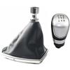 Axexnejv Auto Cuffia Leva Cambio per Ford per Kuga I MK1 2008-2012 per C-Max 2007-2010 Leva Pomello Cambio Cambio Testa Copertura Marce Pomello Cambio(5 Speed Silver)