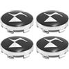 Ticha 4 coprimozzi da 60 mm per DS3, DS4, DS6 e DS7, resistenti all'usura