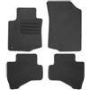 TEXER Tappetini in tessuto, adatti per Peugeot 107 2005-2014, antracite