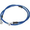 LKRXW Tubo di Olio del Freno Motocicletta 180cm Tubo Flessibile Olio Freni | Moto Idraulico Rinforzato Intrecciato Acciaio Cavo Linea Tubi Flessibili Cavi Frizione 28 Gradi Blu