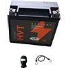 farbrothersonline COMPATIBILE CON HARLEY DAVIDSON FXDWG Dyna Wide Glide 1584 2007-2012 BATTERIA HDX20HL-BS NDS GIA' PRONTA(SIGILLATA E CARICATA)12V/20AH BATTERIE PER MOTO SPECIFICA 176X87X153MM