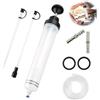 Msauifncp Siringa Aspira Olio Motore 500cc 8 Pezzi Kit Strumenti | Tubo Rallunga, Adattatore 6mm, Guarnizioni per Auto Tagliaerba, Aspira e Inietta Olio, Liquido Raffreddamento