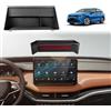 GAFAT Compatibile con Skoda Elroq RS 2025 2026 Contenitore per Console Centrale, Elroq 2025 Organizer dietro lo Schermo per 13 Infotainment System, con Tappetini, Accessori Elroq