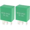 ECSiNG 2 relè multiuso verde a 4 pin 95230-2P020 952302P020 12V/20A compatibile con Hyundai compatibile con Kia