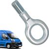 Alrens Gancio di traino per auto, gancio di traino, occhiello di traino, 1348135080, gancio di traino, gancio pesante, anello di traino compatibile con Citroen Relay, Peugeot Boxer Ducato a