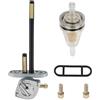 Mabutingti Rubinetto benzina alluminio per Polaris Big Boss Trail Boss Blazer Magnum Scrambler Sportsman 250 300 350 400 425 500 1993-2009
