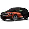 Opaltool Telo Copriautoda da Esterno Adatto a Skoda Karoq 2017-2025 | Copertura Completa per Auto con Cerniera Della Porta, Serratura e Bande Antivento per la Protezione da Sole, Neve e Polvere