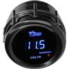 LKRXW Indicatore della Tensione per Auto 52mm Voltmetro Manometro 12V | Blu Luce Digitali Tester Volt Strumenti Calibro Gauge Misuratore Misurazione Tensione Elettrico 8V a 18V