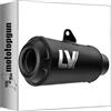 MOTOTOPGUN leovince scarico lv-10 acciaio full nero fondello acciaio nero compatibile con ducati scrambler 800 classic/icon 2017 2018 2019 2020 mototopgun 15206fbu