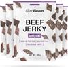 GymBeam Carne Secca Beef Jerky - Snack Proteico Premium al 100% di Manzo, Ricco di Proteine (64%) e Basso Contenuto di Grassi (4.2%), Lunga Conservazione (50 g (5er pack), Teriyaki)