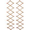 Urban Living SUNNYDAYS IL MIO GIARDINO TRALICCIO IN LEGNO ALLUNGABILE 180X30X0,7CM (Confezione da 2)