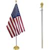 Flags Importer FlagsImp 8 piedi alluminio argento palo con (palla) (B00H5FNO06)